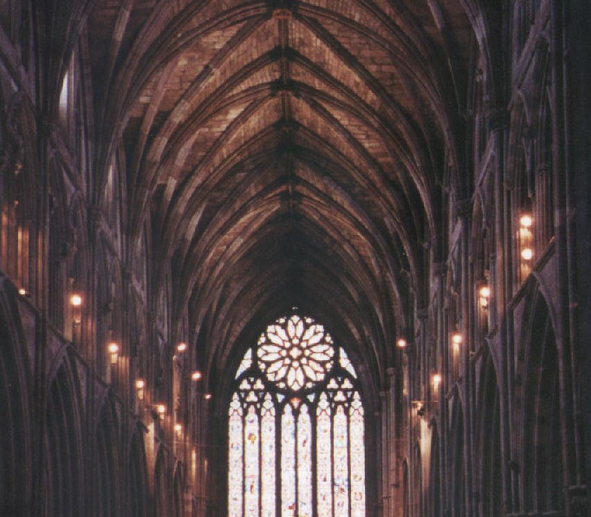 Inside Worcester Cathedral